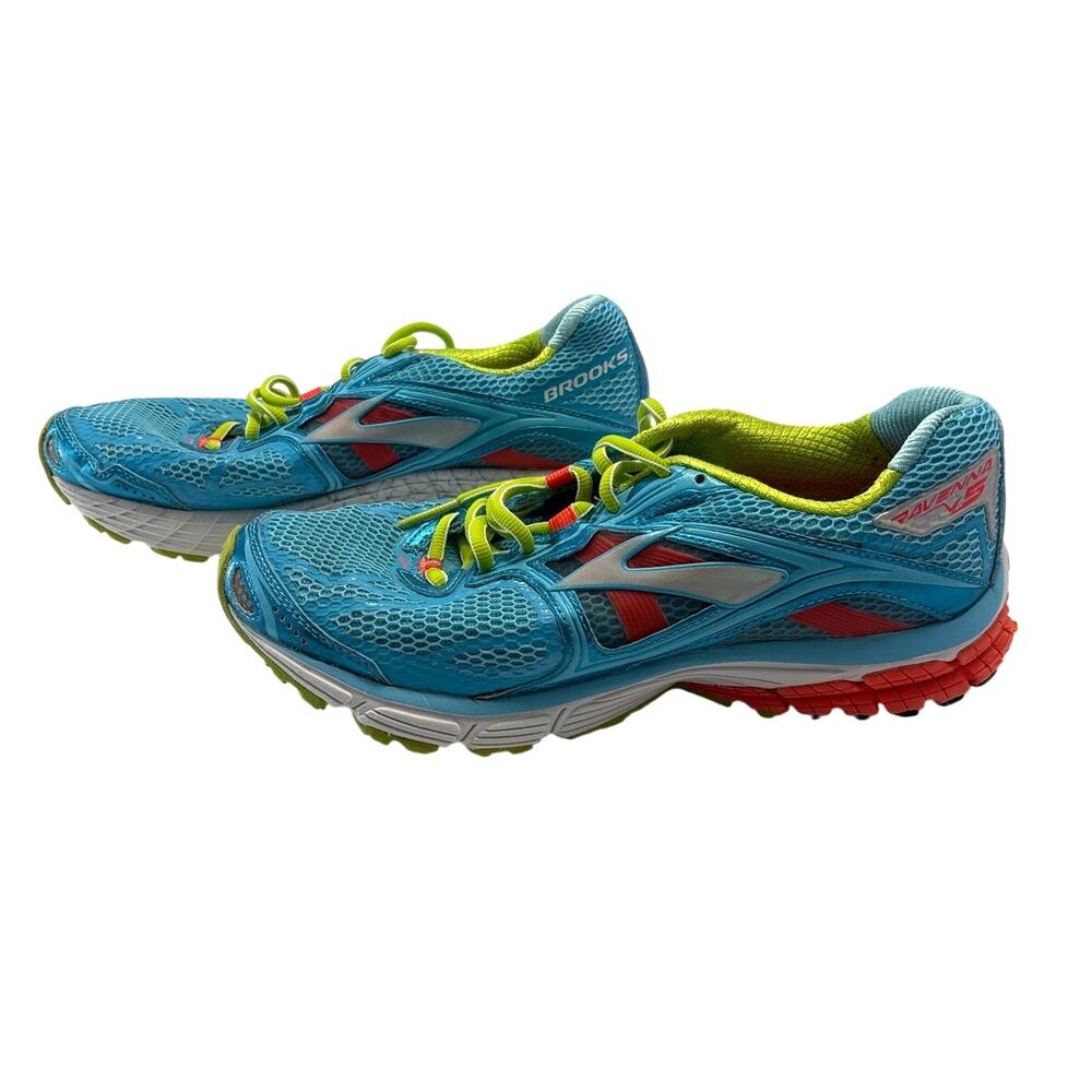Brooks Ravenna 5 Women’s Size 11 B Blue Green Running Shoes 1201491B834
